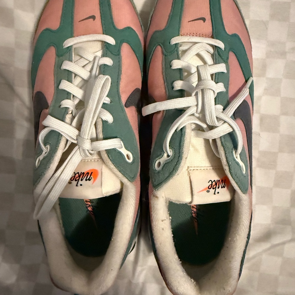 Nike Air Max Dawn Womens Size Rust Pink Iron Grey Jade Glaze DC4068 size 8.5 - Picture 4 of 4